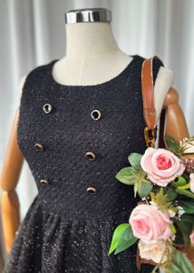 Chic Black Fit &amp; Flare Dress
