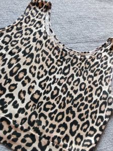 Leopard Print Crop Top