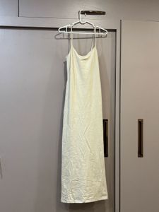 Elegant Cream Slip Dress