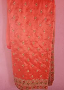 Peach Dress Material