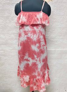 🎁Buy Two Get One Free🎁Tie-Dye Ruffle Dress