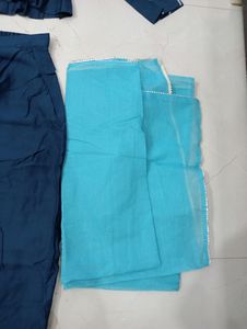 Top With Palazzo and Dupatta