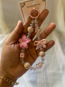 Pink Charm Key Chain