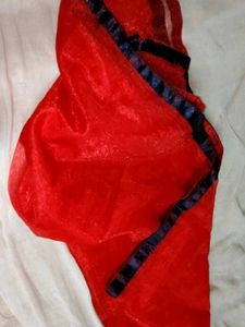 Red Net Dupatta