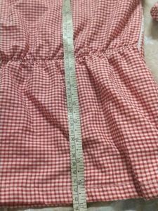 Red gingham Check Pattern Tops
