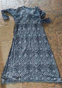 Grey Patterned kurti