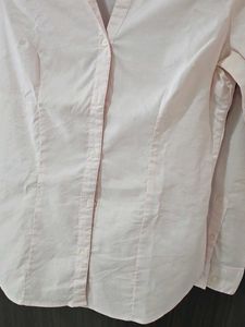 branded h&amp;m Elegant Pink Button-Down Shirt