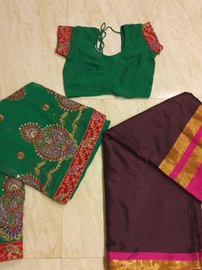 Dhamaka Saree 🪔 BUY1 GET1 FREE 1BLOUSE