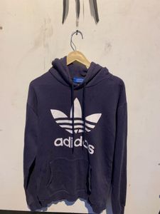 Adidas Orignals Blue Logo Hoodie