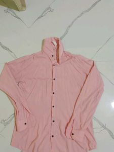 Pink Casual Shirt
