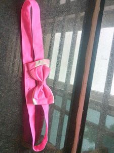 Pink Bow Belt