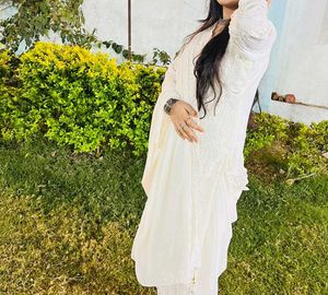 Elegant White Embroidered Kurta Set