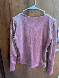 Vintage Lace Velvet Top