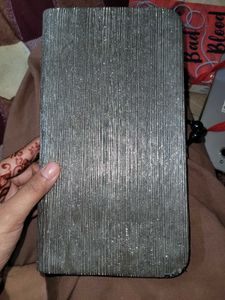 Sparkly Silver Clutch