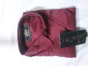 Burgundy Dress Shirt - SNS