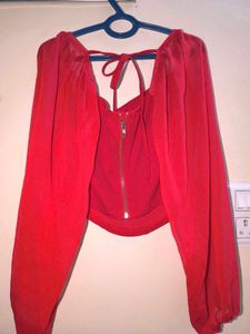 Red Corset Top