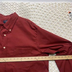 Dockers orignal v Red Long Sleeve Shirt