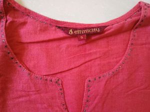 Beautiful Pink Colour Kurti