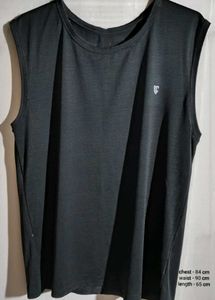 Sleeveless Black Active Tank Top