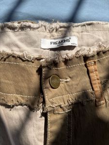 Freakins Patchwork Wide Leg Trousers