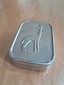Steel Box  with Lid and cooking vessel (combo)