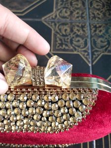 Red Party Wear Purse