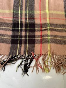 Burberry Plaid Cape Dress