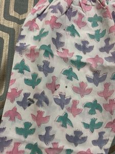 Bird Print Pajama Set