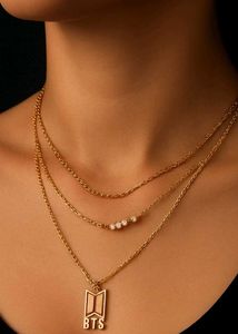 Triple Layered Gold Necklace