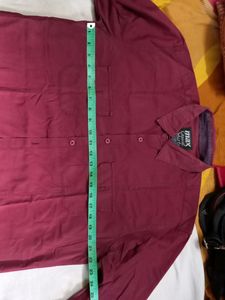MAROON PURE COTTON BREATHABLE FABRIC