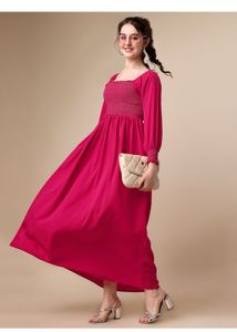 Hot Pink Maxi Dress