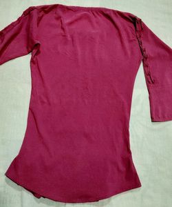 Rose Graphic Top with Bell Sleeves
