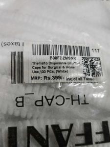 Themisto Disposable Bouffant Caps - 80 Pack