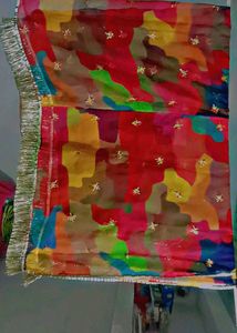 Price Drop by 200  Multicolour Rajputi Odhna