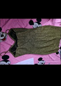 Shimmer Golden Dresses