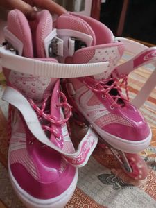 Pink Roller Skates