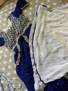 Elegant Blue Ethnic Dress