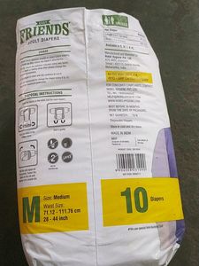 Friends Adult Diaper Size M