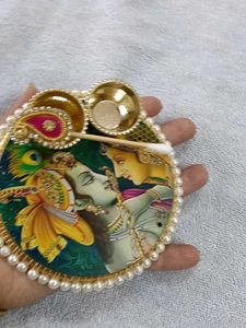 Radha Krishna Plate 💞💞