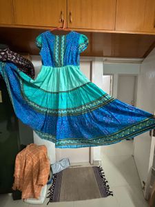 Boho Turquoise Chic kurta Dress