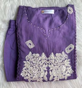 New Embroidered Anarkali With Pant