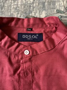 Maroon Kurta