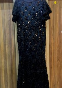 Designer Fur faux Sequins Dress