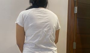 Printed White Tee