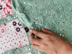Sea Green Garara Set For Women