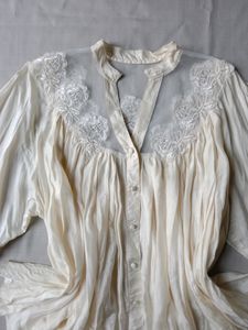 New Vintage Pinterest Embroidery Blouse