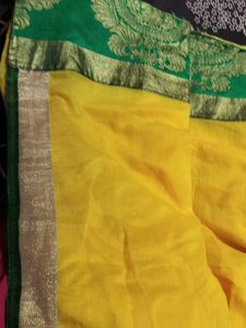 Elegant Yellow Saree
