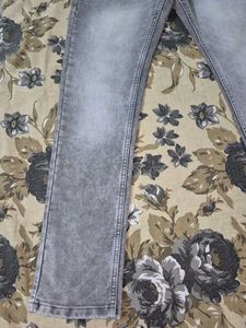 Stylish Grey Denim Jeans