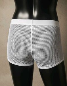 Men&#39;s White see through  briefs