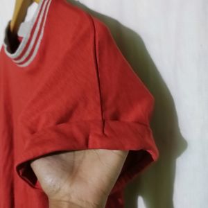 Roadster Rust Orange Boxy Crop Top